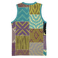 African American Quilt Inspired Basketball Jersey Cultural Heritage Ethnic Quilt Pattern