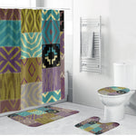 African American Quilt Inspired Bathroom Set Cultural Heritage Ethnic Quilt Pattern