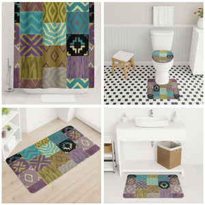 African American Quilt Inspired Bathroom Set Cultural Heritage Ethnic Quilt Pattern