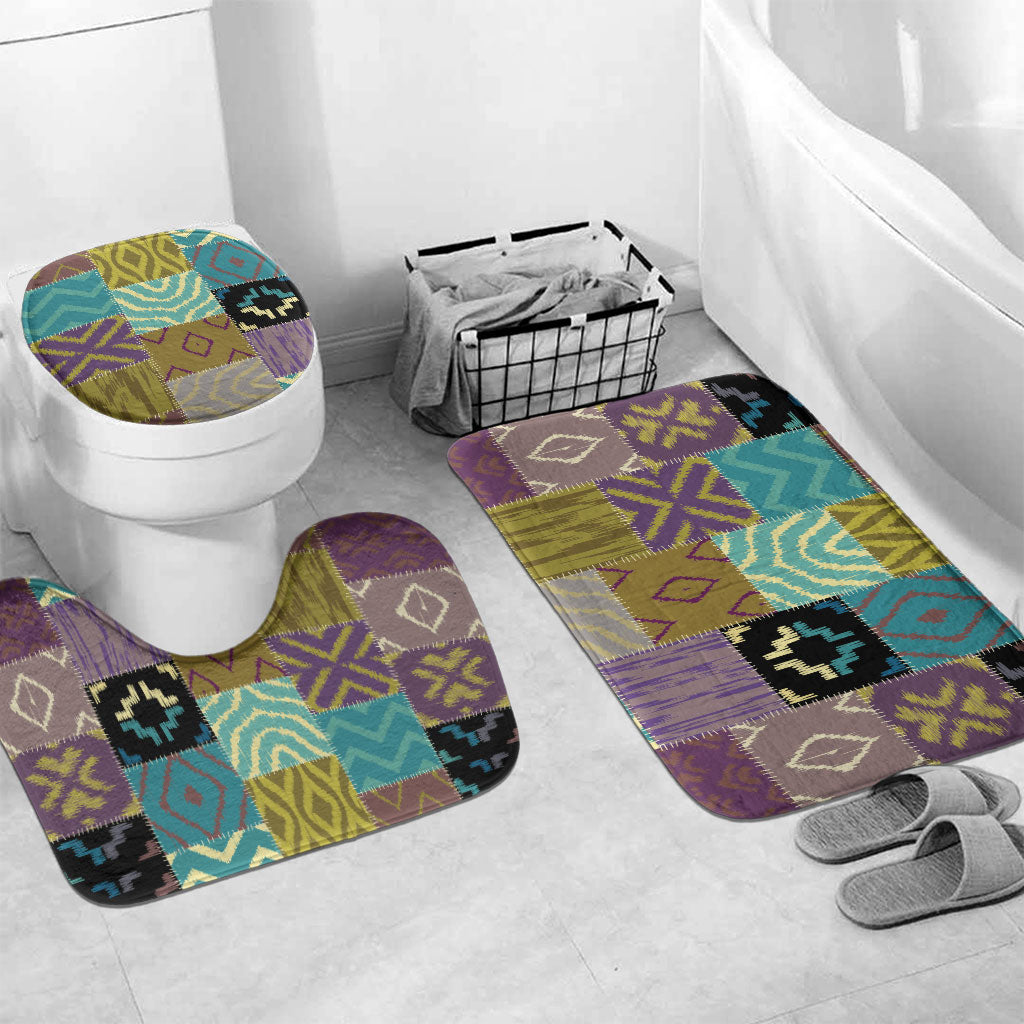African American Quilt Inspired Bathroom Set Cultural Heritage Ethnic Quilt Pattern