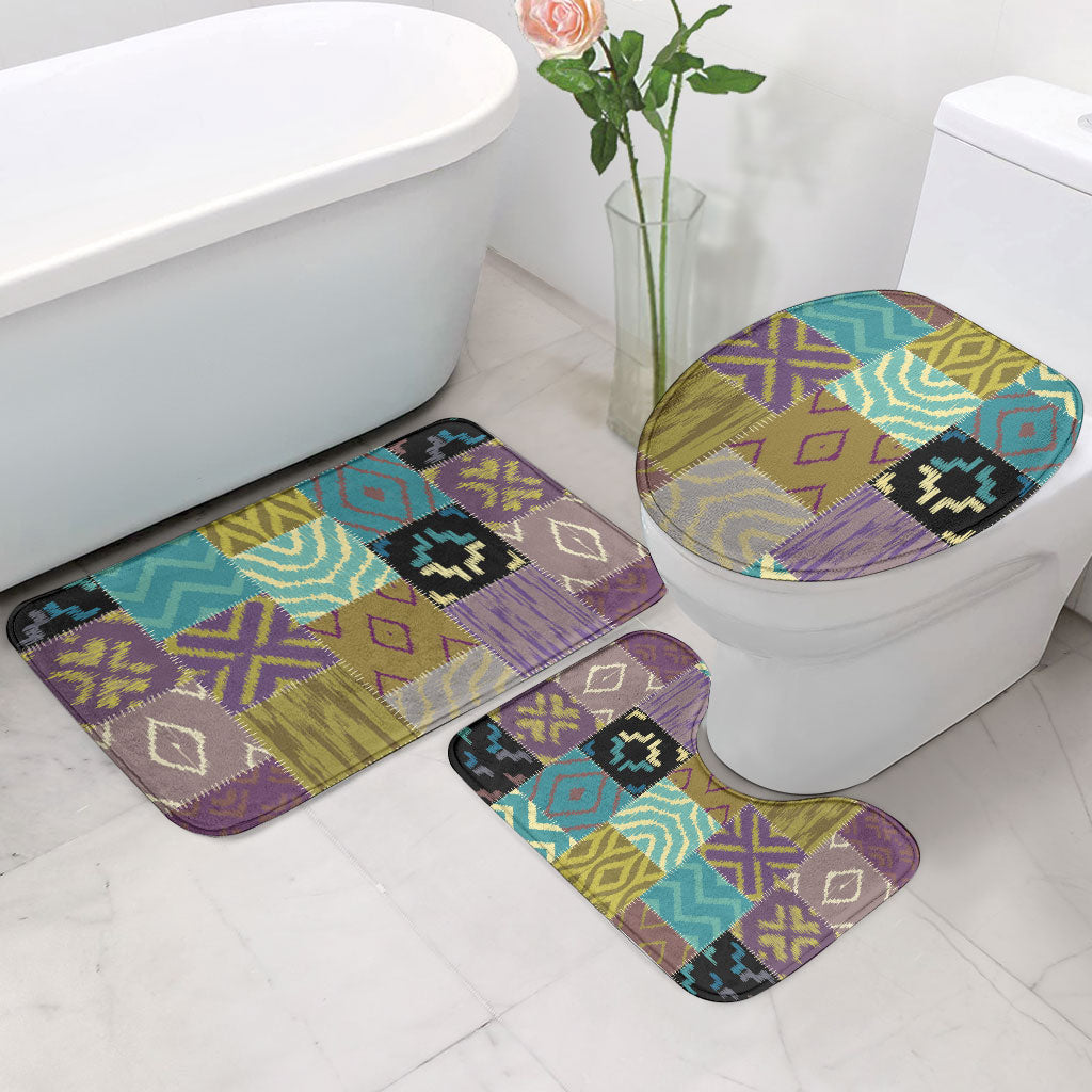 African American Quilt Inspired Bathroom Set Cultural Heritage Ethnic Quilt Pattern