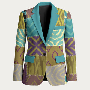 African American Quilt Inspired Blazer Cultural Heritage Ethnic Quilt Pattern