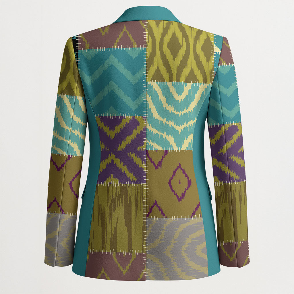 African American Quilt Inspired Blazer Cultural Heritage Ethnic Quilt Pattern