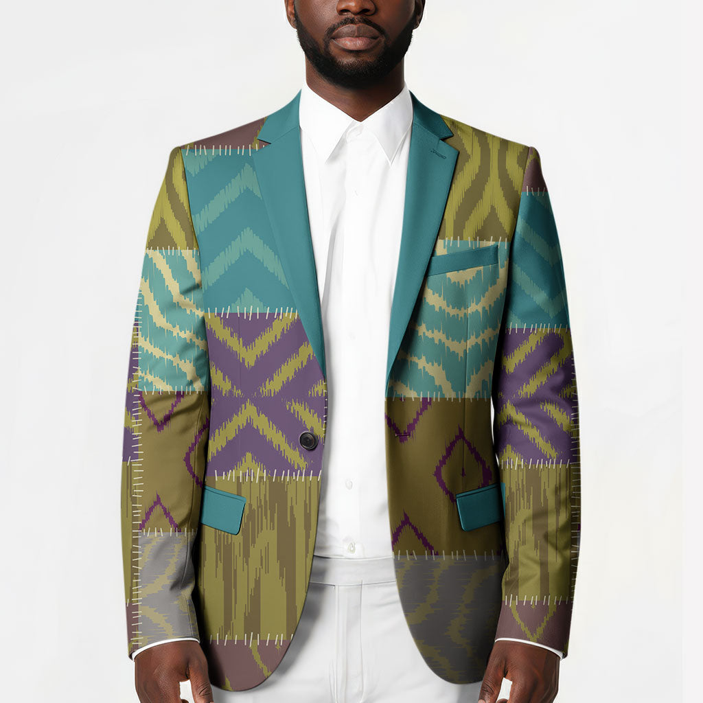 African American Quilt Inspired Blazer Cultural Heritage Ethnic Quilt Pattern