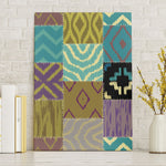 African American Quilt Inspired Canvas Wall Art Cultural Heritage Ethnic Quilt Pattern