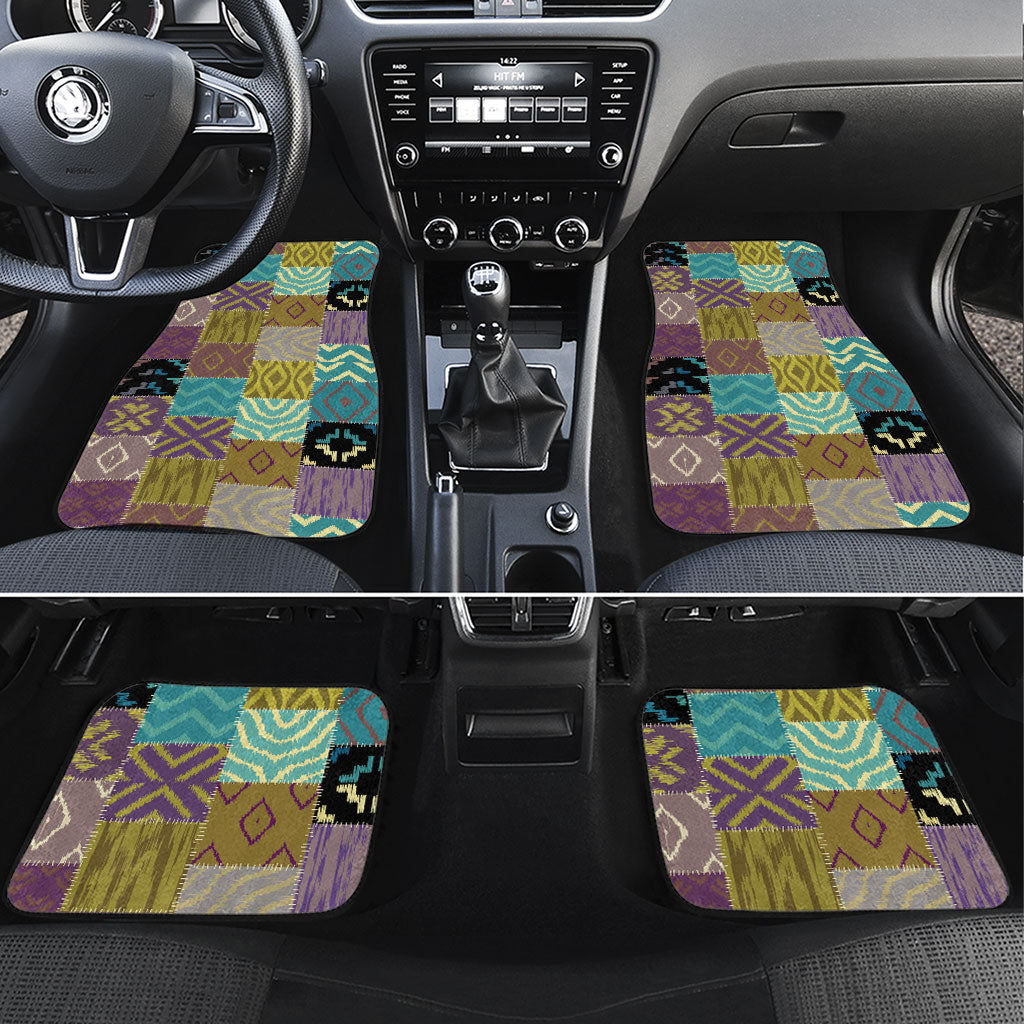 African American Quilt Inspired Car Mats Cultural Heritage Ethnic Quilt Pattern