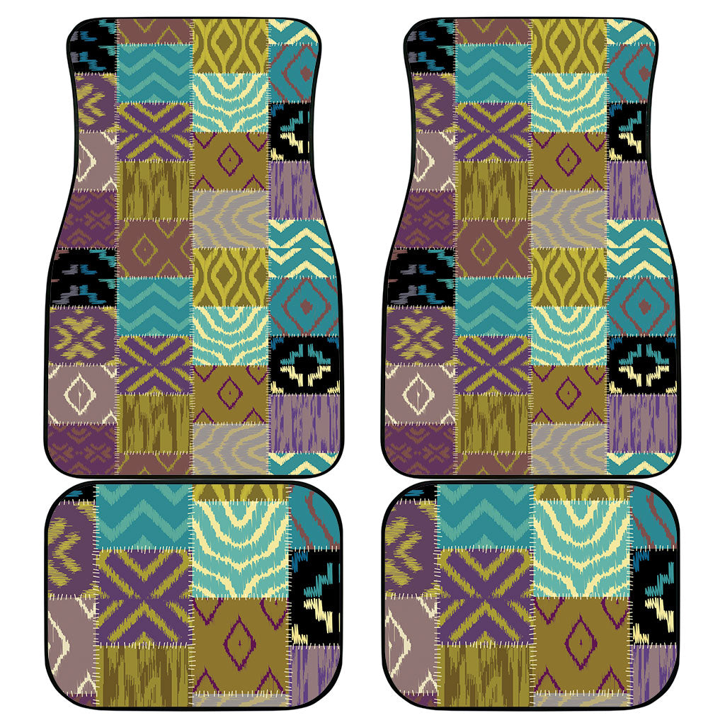 African American Quilt Inspired Car Mats Cultural Heritage Ethnic Quilt Pattern