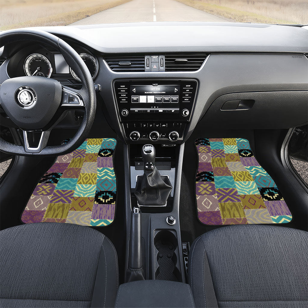 African American Quilt Inspired Car Mats Cultural Heritage Ethnic Quilt Pattern