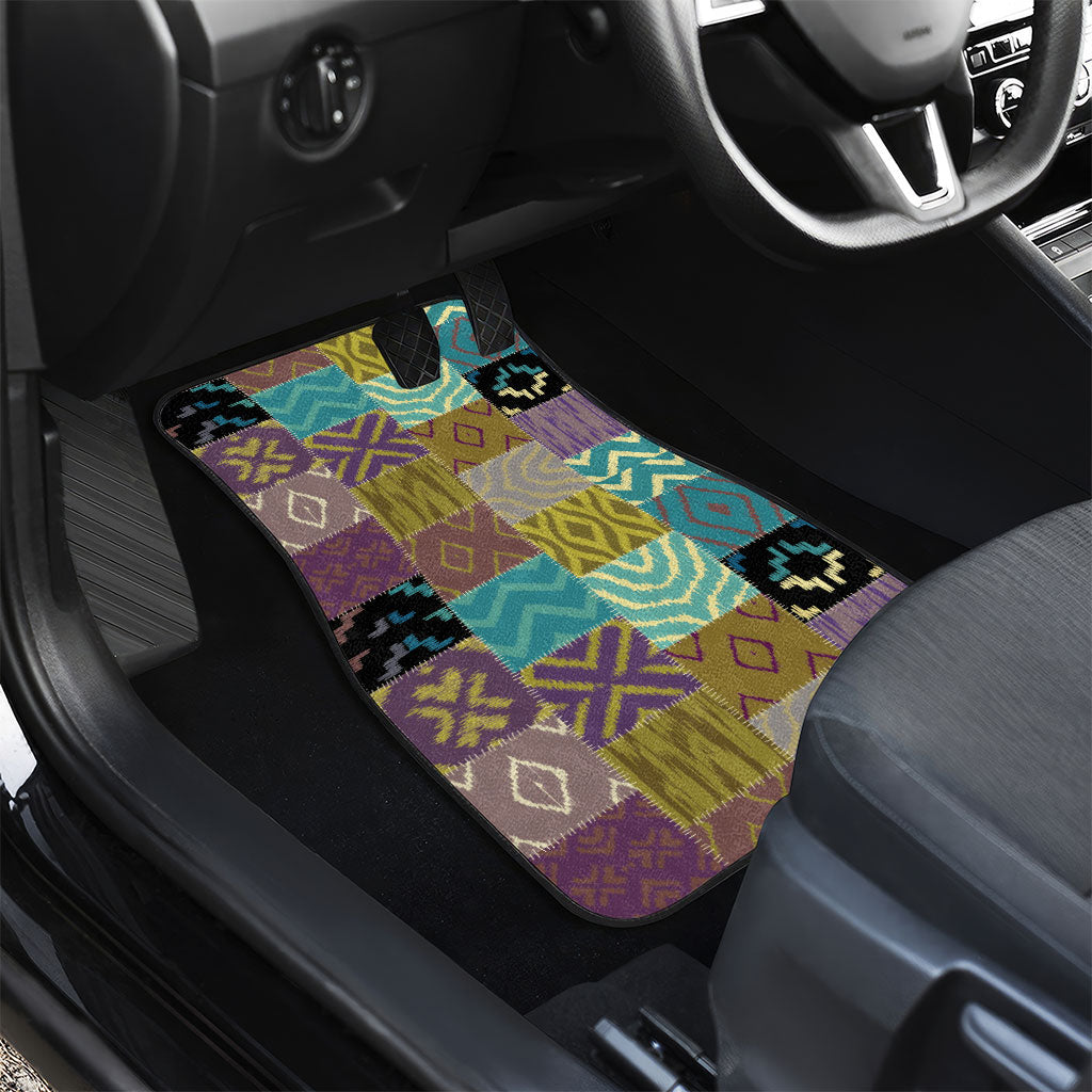 African American Quilt Inspired Car Mats Cultural Heritage Ethnic Quilt Pattern