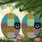 African American Quilt Inspired Ceramic Ornament Cultural Heritage Ethnic Quilt Pattern