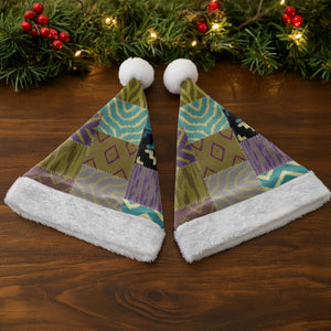 African American Quilt Inspired Christmas Santa Hat Cultural Heritage Ethnic Quilt Pattern