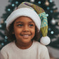 African American Quilt Inspired Christmas Santa Hat Cultural Heritage Ethnic Quilt Pattern