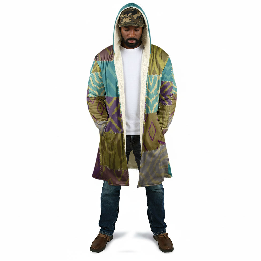 African American Quilt Inspired Cloak Cultural Heritage Ethnic Quilt Pattern