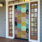 African American Quilt Inspired Door Cover Cultural Heritage Ethnic Quilt Pattern