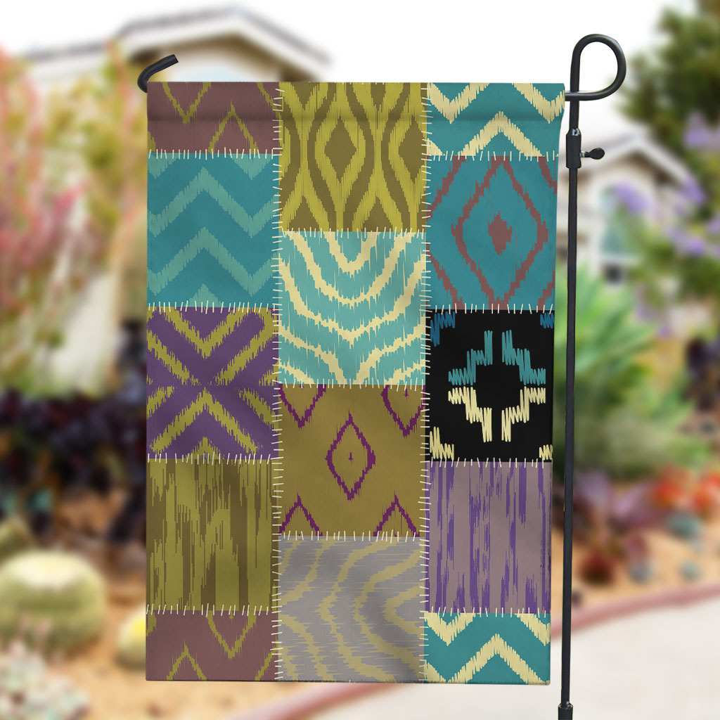 African American Quilt Inspired Garden Flag Cultural Heritage Ethnic Quilt Pattern