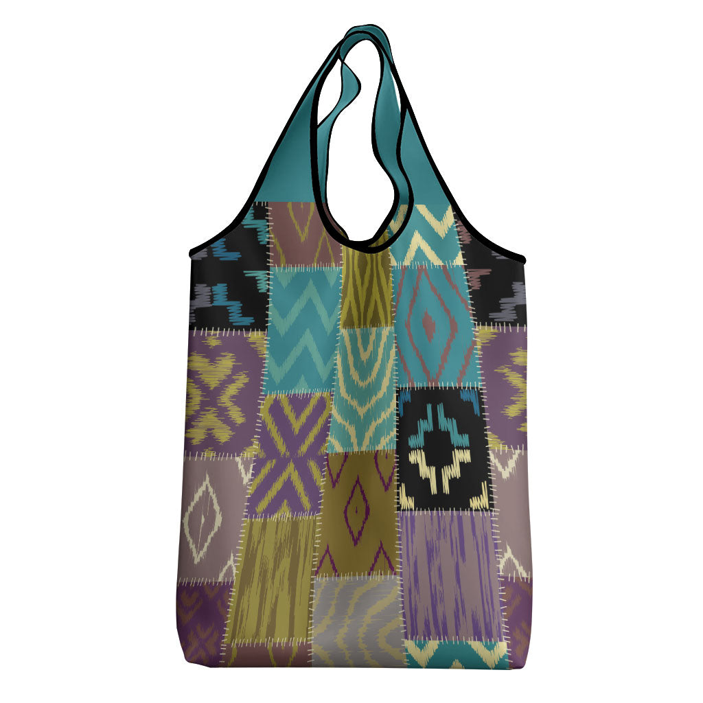 African American Quilt Inspired Grocery Bag Cultural Heritage Ethnic Quilt Pattern