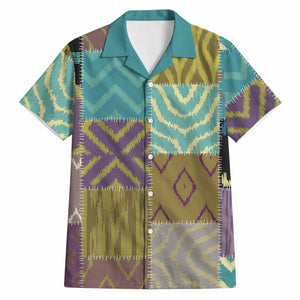 African American Quilt Inspired Hawaiian Shirt Cultural Heritage Ethnic Quilt Pattern