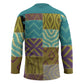 African American Quilt Inspired Hockey Jersey Cultural Heritage Ethnic Quilt Pattern