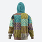 African American Quilt Inspired Hoodie Cultural Heritage Ethnic Quilt Pattern