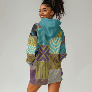 African American Quilt Inspired Hoodie Dress Cultural Heritage Ethnic Quilt Pattern