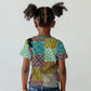 African American Quilt Inspired Kid T shirt Cultural Heritage Ethnic Quilt Pattern