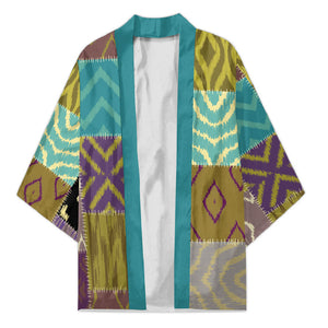 African American Quilt Inspired Kimono Cultural Heritage Ethnic Quilt Pattern