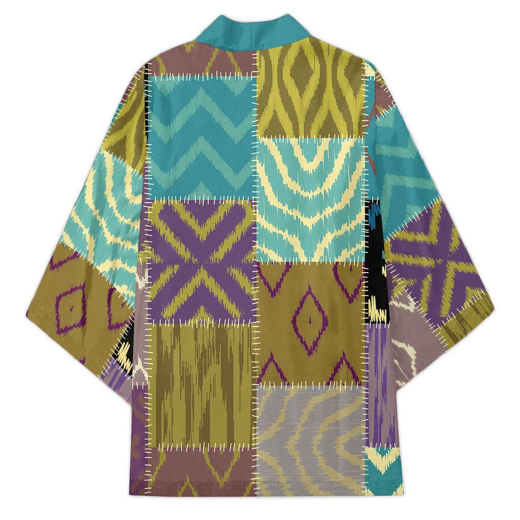 African American Quilt Inspired Kimono Cultural Heritage Ethnic Quilt Pattern