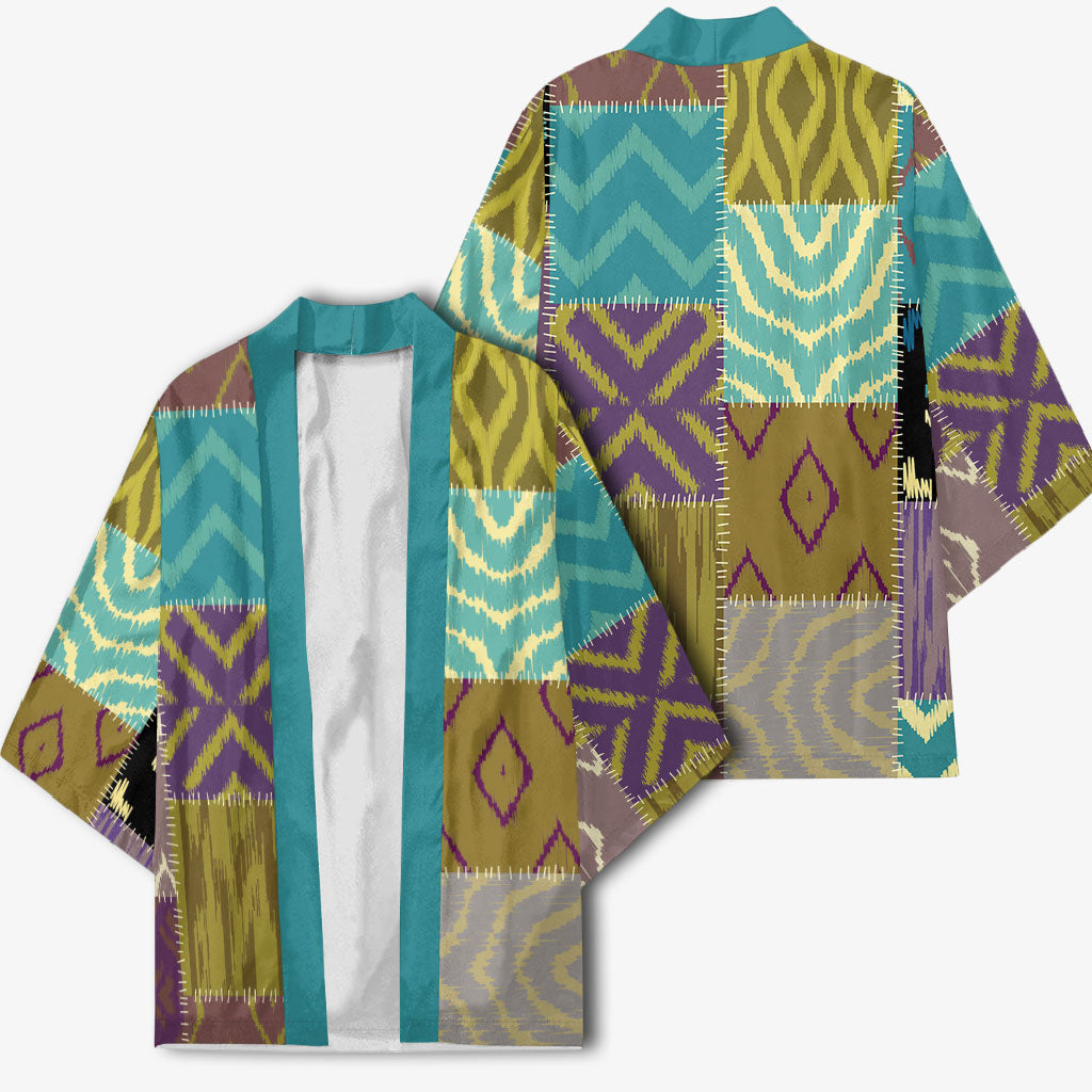 African American Quilt Inspired Kimono Cultural Heritage Ethnic Quilt Pattern