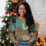 African American Quilt Inspired Ugly Christmas Sweater Cultural Heritage Ethnic Quilt Pattern