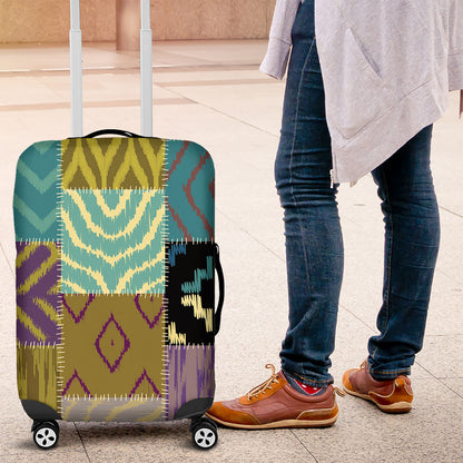 African American Quilt Inspired Luggage Cover Cultural Heritage Ethnic Quilt Pattern