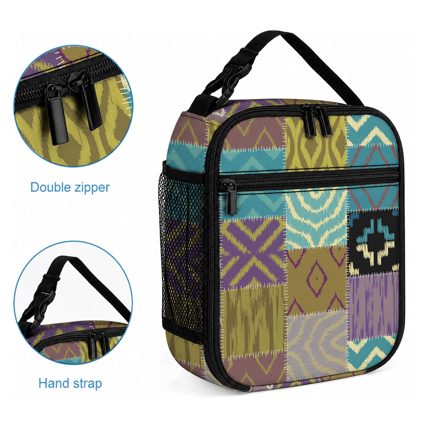 African American Quilt Inspired Lunch Bag Cultural Heritage Ethnic Quilt Pattern