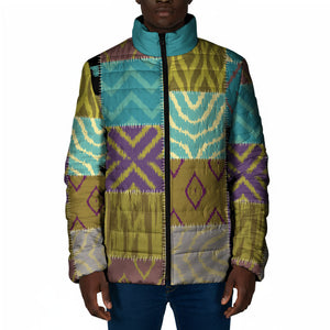 African American Quilt Inspired Padded Jacket Cultural Heritage Ethnic Quilt Pattern