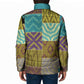 African American Quilt Inspired Padded Jacket Cultural Heritage Ethnic Quilt Pattern
