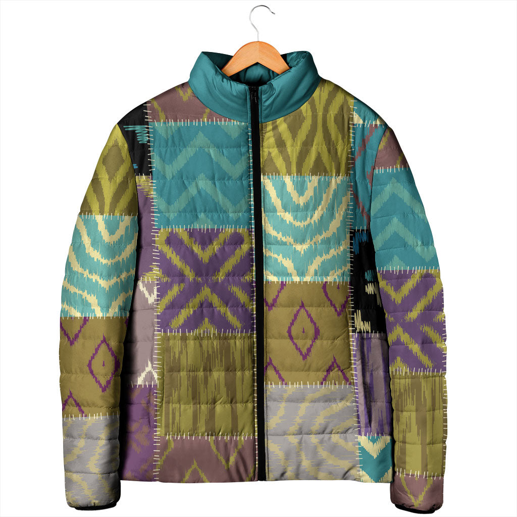 African American Quilt Inspired Padded Jacket Cultural Heritage Ethnic Quilt Pattern