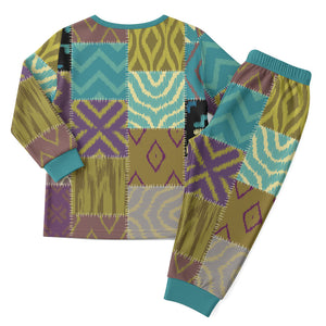 African American Quilt Inspired Christmas Pajama Set Cultural Heritage Ethnic Quilt Pattern
