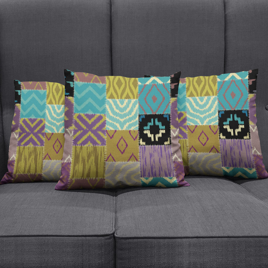 African American Quilt Inspired Pillow Cover Cultural Heritage Ethnic Quilt Pattern