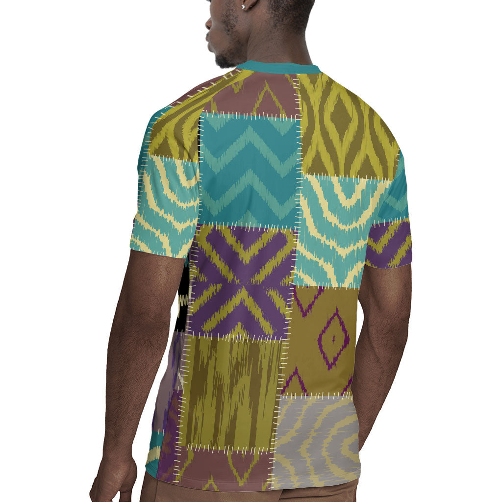 African American Quilt Inspired Rugby Jersey Cultural Heritage Ethnic Quilt Pattern