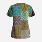 African American Quilt Inspired Scrub Top Cultural Heritage Ethnic Quilt Pattern