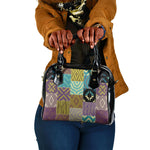 African American Quilt Inspired Shoulder Handbag Cultural Heritage Ethnic Quilt Pattern