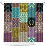 African American Quilt Inspired Shower Curtain Cultural Heritage Ethnic Quilt Pattern