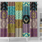 African American Quilt Inspired Shower Curtain Cultural Heritage Ethnic Quilt Pattern