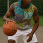 African American Quilt Inspired Sleeveless Hoodie Cultural Heritage Ethnic Quilt Pattern