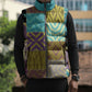 African American Quilt Inspired Sleeveless Puffer Jacket Cultural Heritage Ethnic Quilt Pattern