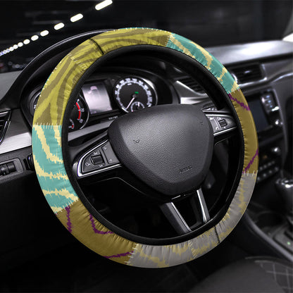 African American Quilt Inspired Steering Wheel Cover Cultural Heritage Ethnic Quilt Pattern