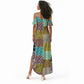 African American Quilt Inspired Summer Maxi Dress Cultural Heritage Ethnic Quilt Pattern