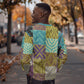 African American Quilt Inspired Sweatshirt Cultural Heritage Ethnic Quilt Pattern
