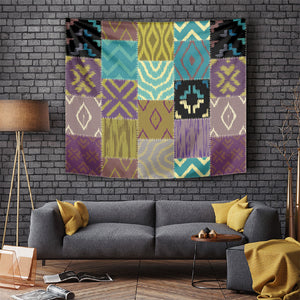 African American Quilt Inspired Tapestry Cultural Heritage Ethnic Quilt Pattern