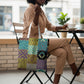 African American Quilt Inspired Tote Bag Cultural Heritage Ethnic Quilt Pattern