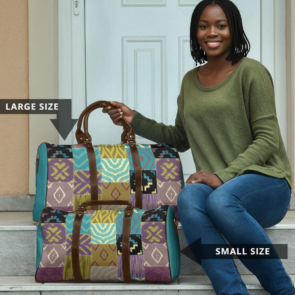 African American Quilt Inspired Travel Bag Cultural Heritage Ethnic Quilt Pattern
