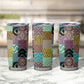 African American Quilt Inspired Tumbler Cup Cultural Heritage Ethnic Quilt Pattern